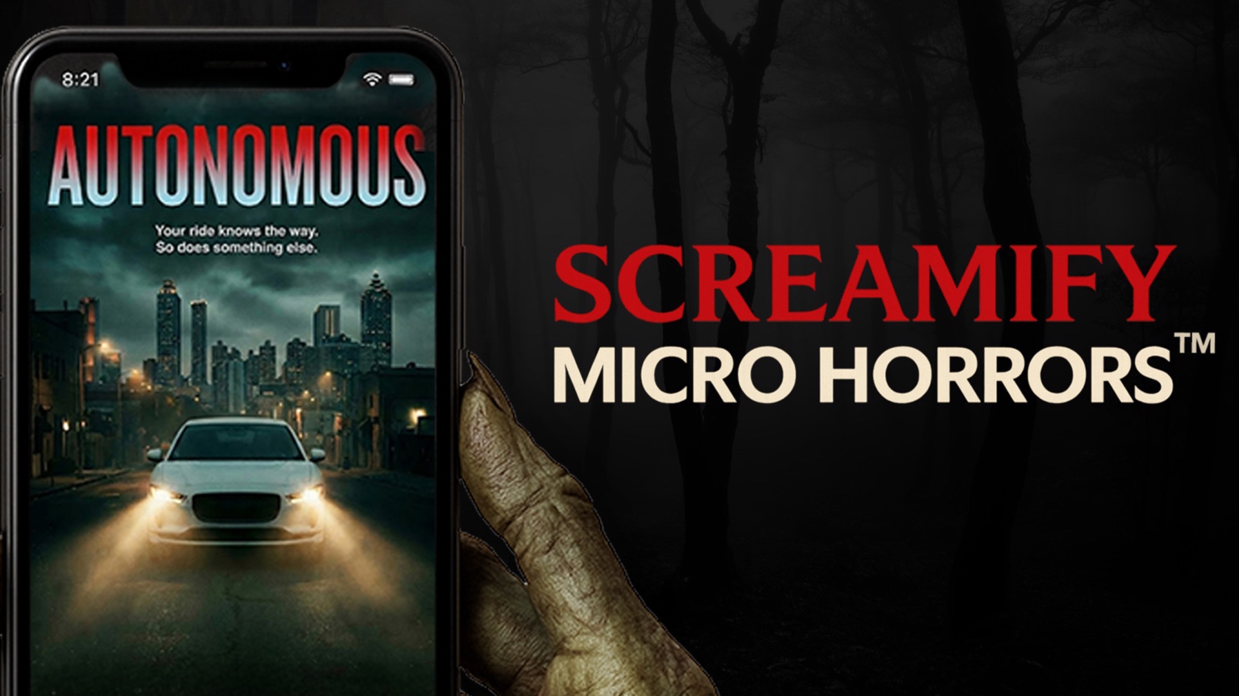 THE FIRST HORROR SERIES SET INSIDE A REAL DRIVERLESS CAR