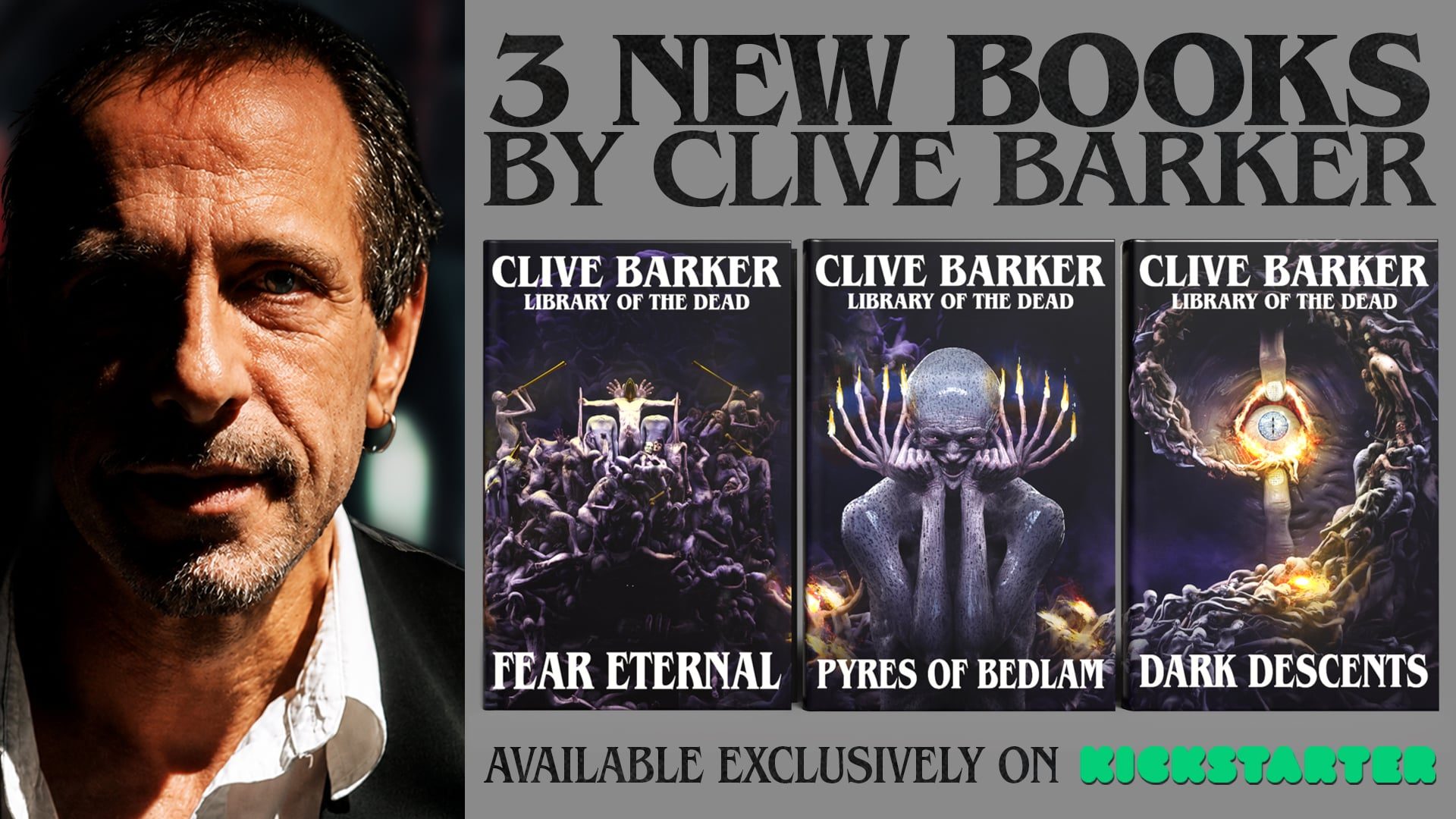 Clive Barker Is Back — and He's Brought Three New Books